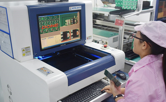 Área de producción de PCB flexibles